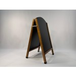 Heavy Duty Double Sided Chalkboard A frame with Curved Top